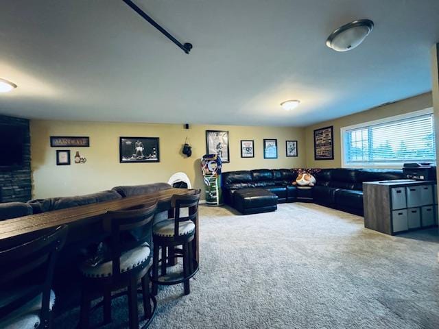 1320 Whiting Rd NW Unit 41, Bemidji, MN 56601 - living room featuring carpet floors