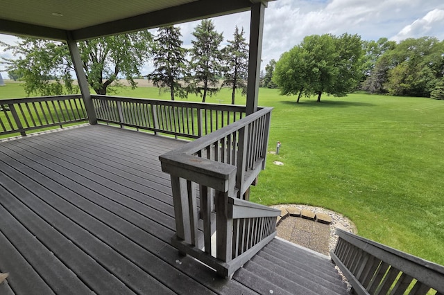 2851 120th Ave SW, Willmar, MN 56201 - deck featuring a lawn