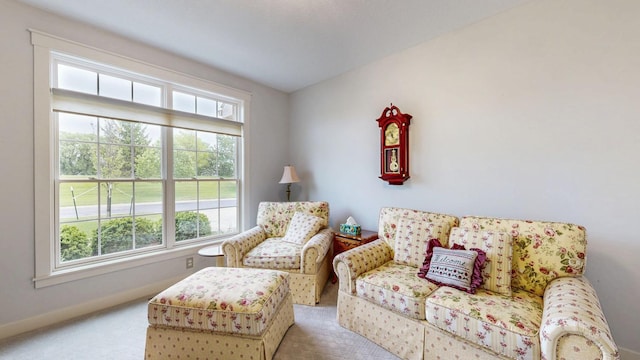 1829 Traders Point Ln SW, Rochester, MN 55902 - living area featuring healthy amount of natural light, carpet, and baseboards
