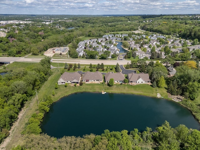 1829 Traders Point Ln SW, Rochester, MN 55902 - aerial overview of property's location featuring a large body of water and nearby suburban area