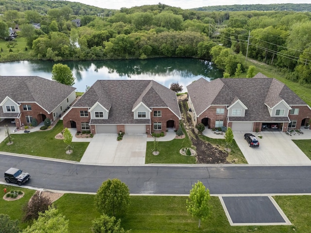 1829 Traders Point Ln SW, Rochester, MN 55902 - view from above of property featuring a nearby body of water and a forest
