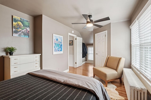 5117 48th St, Edina, MN 55436 - bedroom featuring light wood-style flooring and ceiling fan