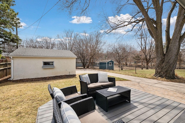 5117 48th St, Edina, MN 55436 - deck with outdoor lounge area