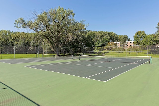 5117 48th St, Edina, MN 55436 - view of tennis court with community basketball court