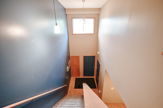 2778 Ridgeview Ln, Red Wing, MN 55066 - staircase with wood finished floors