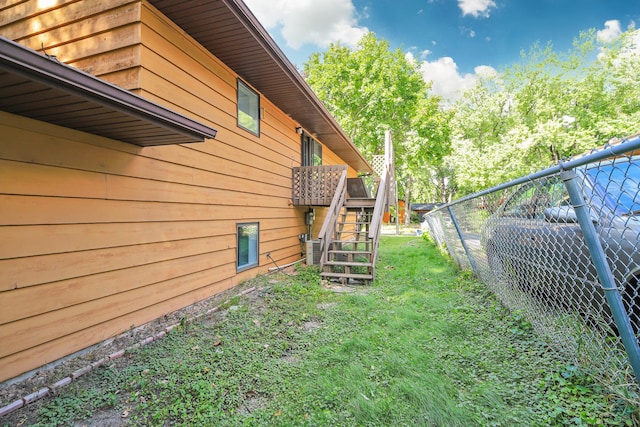 4207 Fillmore St NE, Columbia Heights, MN 55421 - view of home's exterior with stairway and cooling unit