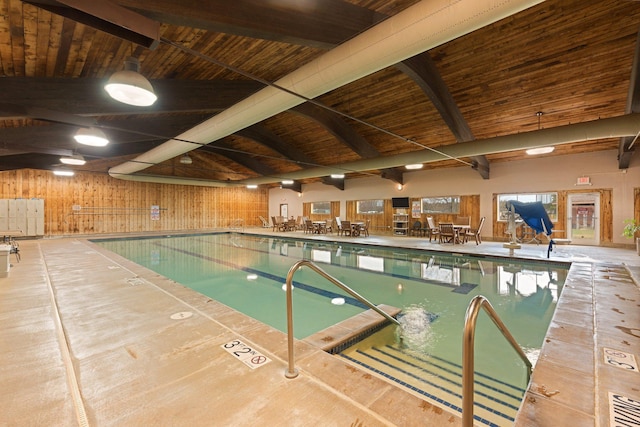 view of indoor community pool