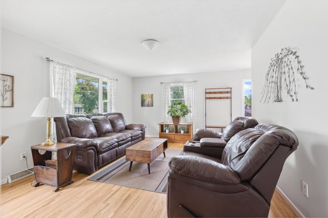 1224 N St NE, Brainerd, MN 56401 - living area with healthy amount of natural light and light wood-style flooring