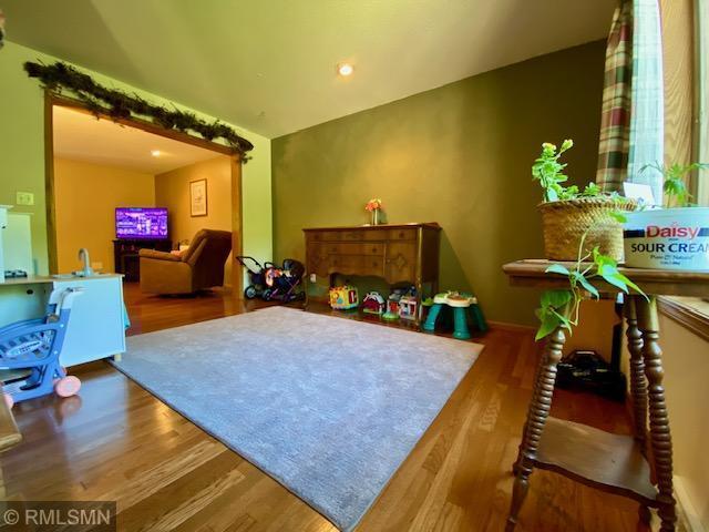 23110 Grandview Loop, Long Prairie Twp, MN 56347 - living area featuring wood finished floors and recessed lighting