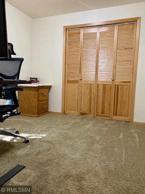 23110 Grandview Loop, Long Prairie Twp, MN 56347 - office featuring carpet and baseboards