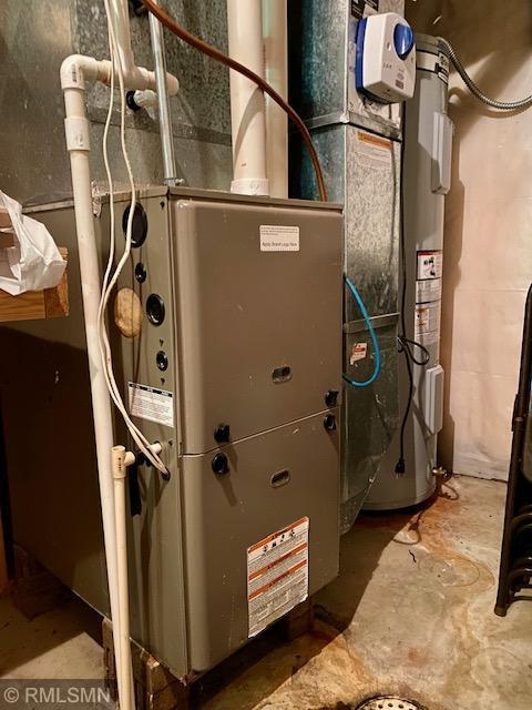 23110 Grandview Loop, Long Prairie Twp, MN 56347 - utility room with heating unit