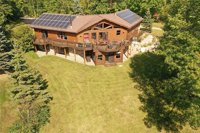 1729 Quail Ln NE, Longville, MN 56655 - view from above of property featuring a heavily wooded area