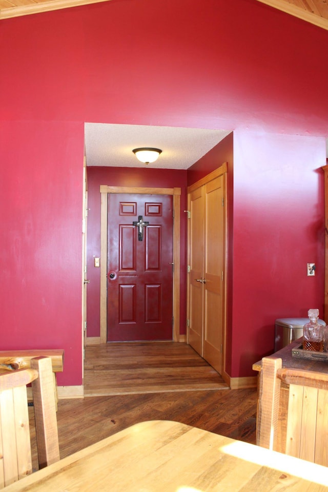 1729 Quail Ln NE, Longville, MN 56655 - foyer entrance with wood finished floors and baseboards