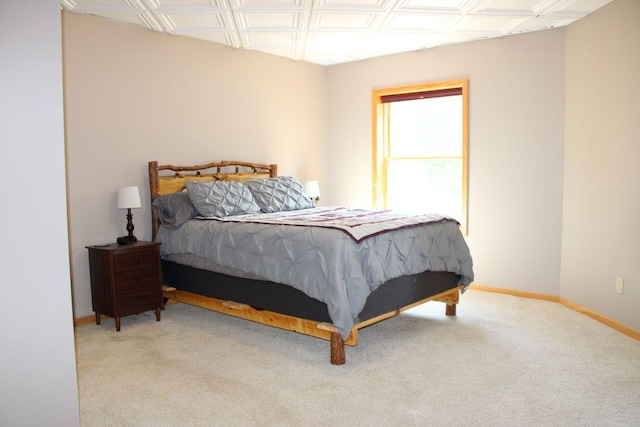1729 Quail Ln NE, Longville, MN 56655 - carpeted bedroom with baseboards and an ornate ceiling