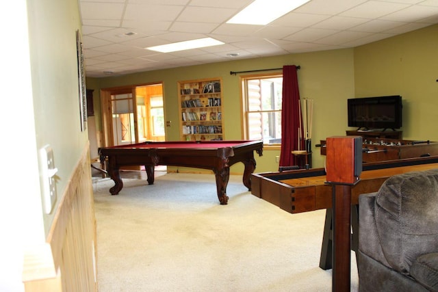 1729 Quail Ln NE, Longville, MN 56655 - playroom featuring carpet floors and billiards