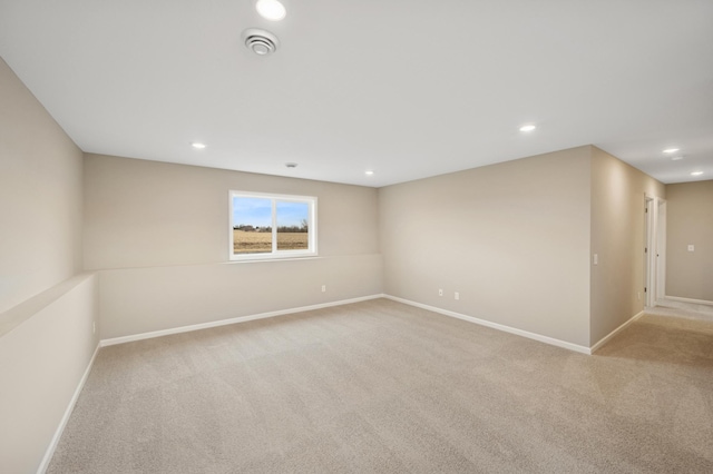 451 Mallard St NE, Hanover, MN 55341 - carpeted empty room with baseboards and recessed lighting