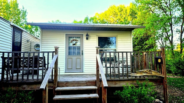 33798 Shady Oak Dr, Foster Twp, MN 56225 - view of deck