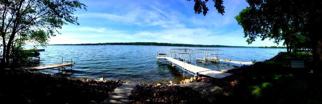 33798 Shady Oak Dr, Foster Twp, MN 56225 - dock with a water view