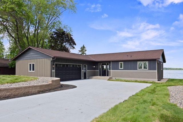 67854 217th St, Darwin, MN 55324 - single story home featuring a garage, driveway, and a front lawn