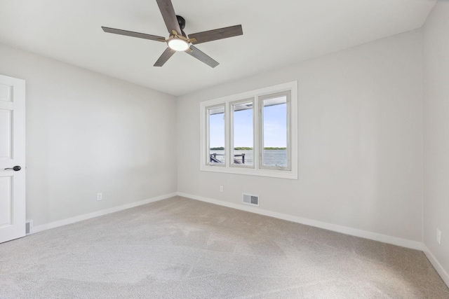67854 217th St, Darwin, MN 55324 - carpeted empty room featuring ceiling fan and baseboards
