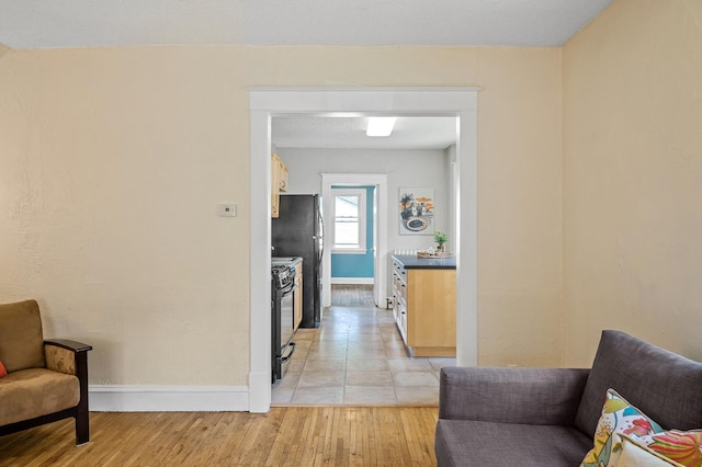 3545 Minnehaha Ave, Minneapolis, MN 55406 - hall with baseboards and light wood-style floors