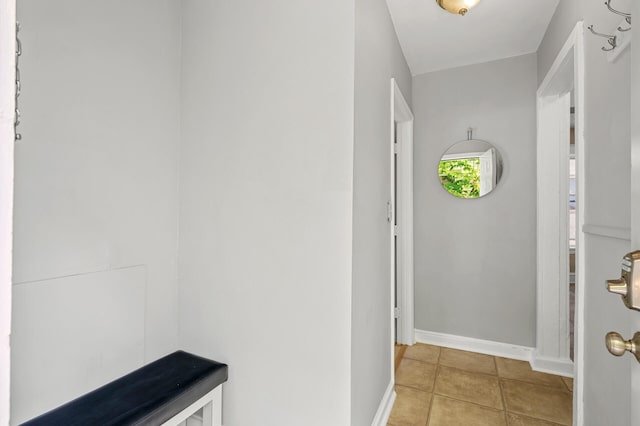 3545 Minnehaha Ave, Minneapolis, MN 55406 - corridor with light tile patterned floors and baseboards
