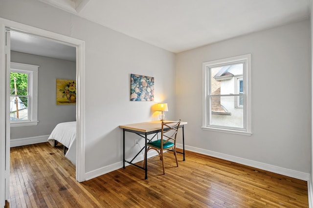 3545 Minnehaha Ave, Minneapolis, MN 55406 - bedroom featuring wood-type flooring and baseboards