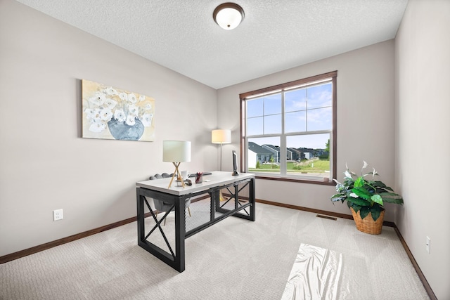 249 3rd St SW, Delano, MN 55328 - carpeted office with baseboards and a textured ceiling