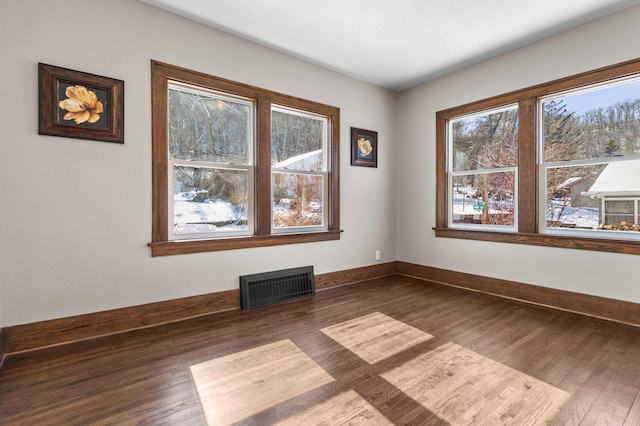 781 7th St, Red Wing, MN 55066 - spare room with healthy amount of natural light, dark wood-style flooring, and baseboards