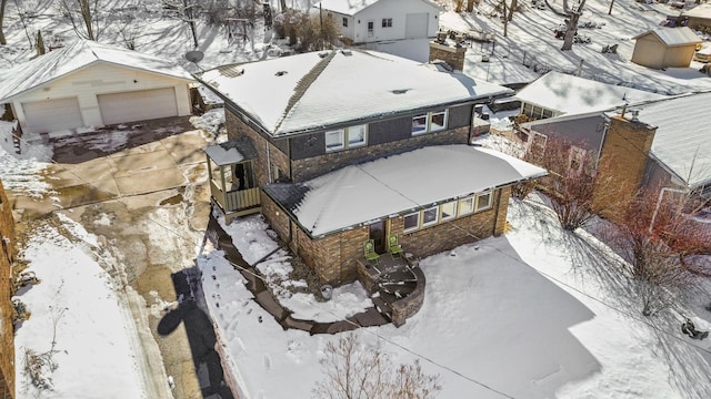 781 7th St, Red Wing, MN 55066 - view of snowy aerial view