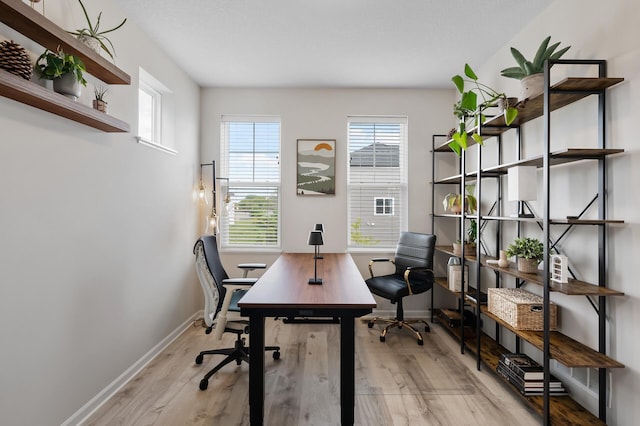 7602 Connie Ln, Inver Grove Heights, MN 55076 - office featuring wood finished floors and baseboards