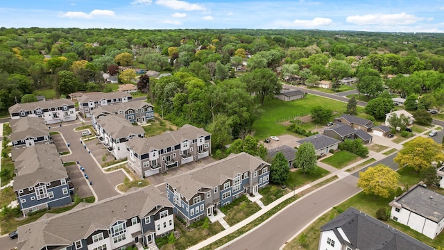 7602 Connie Ln, Inver Grove Heights, MN 55076 - aerial view of residential area with a heavily wooded area