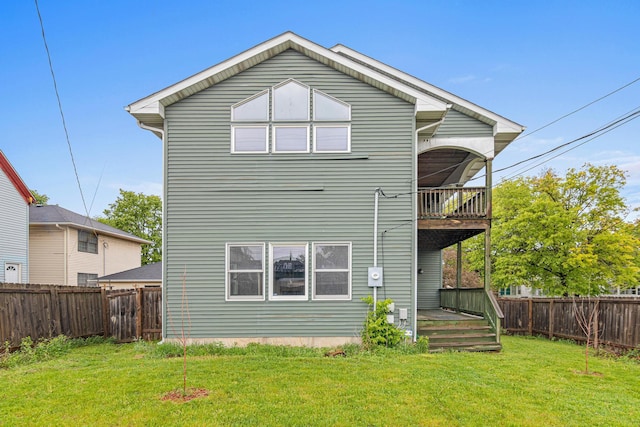 338 Aurora Ave, Saint Paul, MN 55103 - back of house featuring a balcony