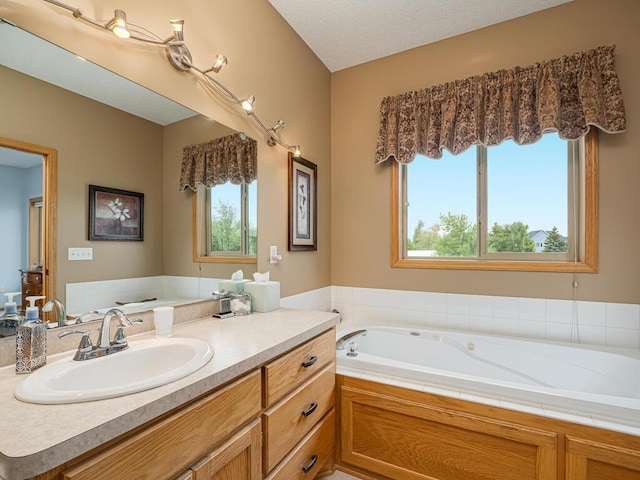 9368 188th Ave NW, Nowthen, MN 55330 - bathroom with vanity and a bath