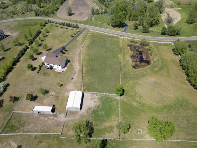 9368 188th Ave NW, Nowthen, MN 55330 - aerial overview of property's location featuring rural landscape