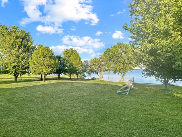 16 Pheasant Dr, Mason Twp, MN 56172 - view of community with a water view and a yard