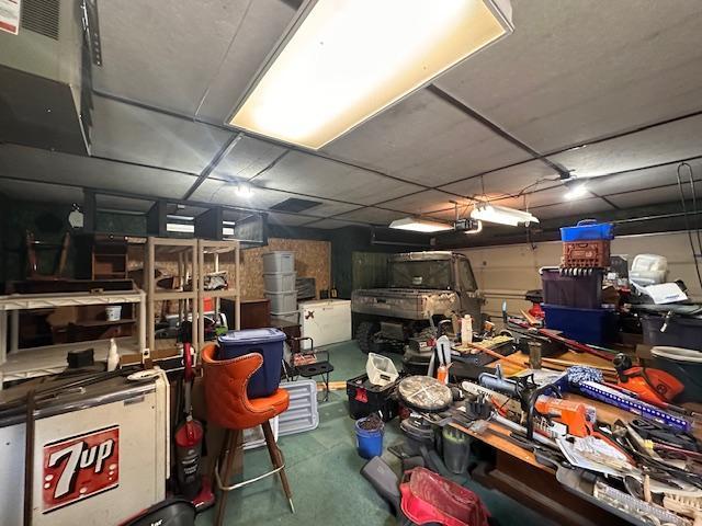 6563 Sandy Ln, Biwabik Twp, MN 55741 - misc room featuring a garage and concrete floors