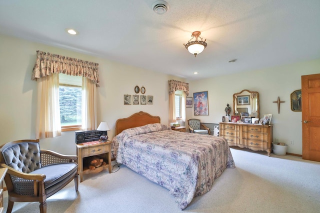909 Lilac Ln, Little Falls, MN 56345 - carpeted bedroom with multiple windows and recessed lighting