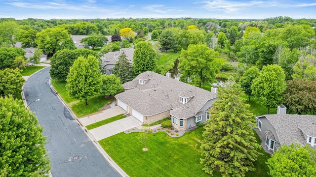 1263 Silverthorn Dr, Shoreview, MN 55126 - view from above of property