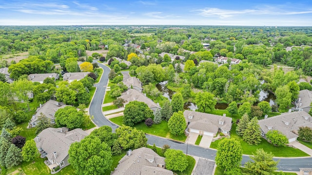 1263 Silverthorn Dr, Shoreview, MN 55126 - aerial perspective of suburban area