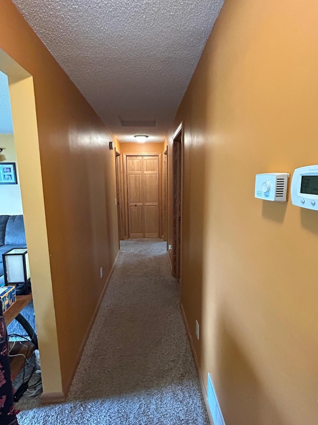 900 Pleasant Ave S, Park Rapids, MN 56470 - hallway with carpet and a textured ceiling