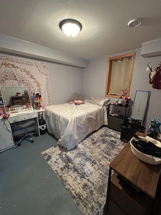 900 Pleasant Ave S, Park Rapids, MN 56470 - bedroom with finished concrete flooring