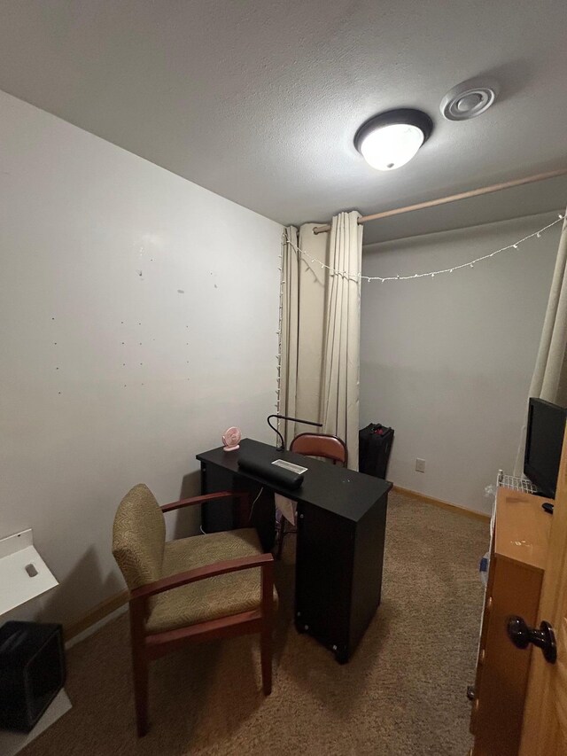 900 Pleasant Ave S, Park Rapids, MN 56470 - carpeted office space with baseboards and a textured ceiling