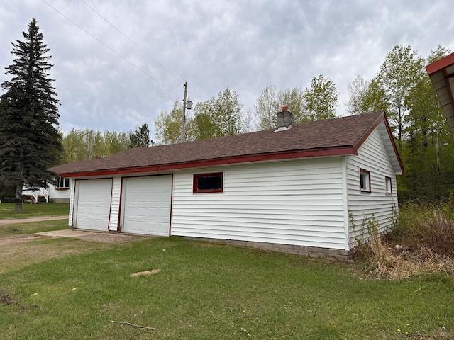 5960 Evergreen Rd, Biwabik Twp, MN 55705 - view of detached garage