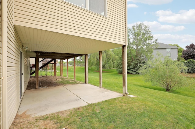 15285 Quinn St NW, Andover, MN 55304 - view of patio featuring stairway