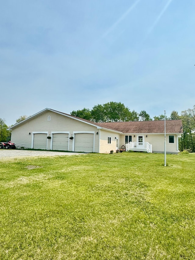 11777 State Highway 11 SE, Baudette, MN 56623 - back of house with a yard and a porch