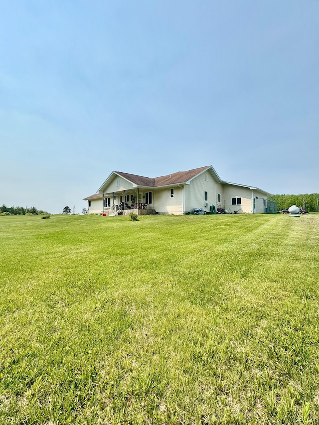 11777 State Highway 11 SE, Baudette, MN 56623 - rear view of property featuring a yard