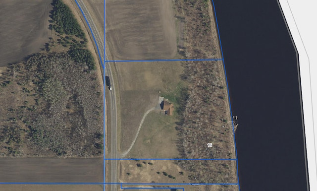 11777 State Highway 11 SE, Baudette, MN 56623 - aerial overview of property's location featuring property boundaries highlighted
