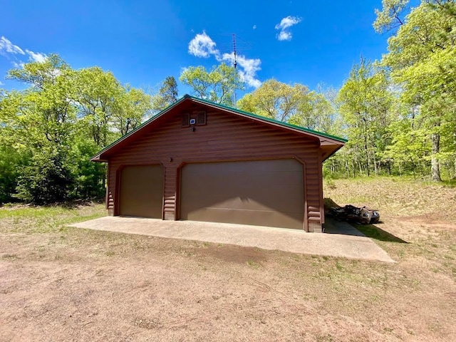 6974 Bankers Dr, Minong, WI 54859 - view of detached garage