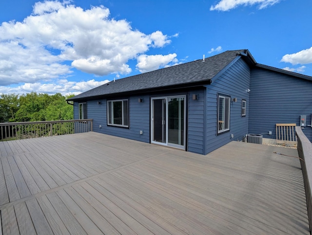 26884 709th St, Lake City, MN 55041 - deck with central AC unit